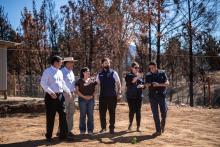 Presidente de la República Gabriel Boric Font anuncia en Ninhue el Plan de Reconstrucción por incendios forestales