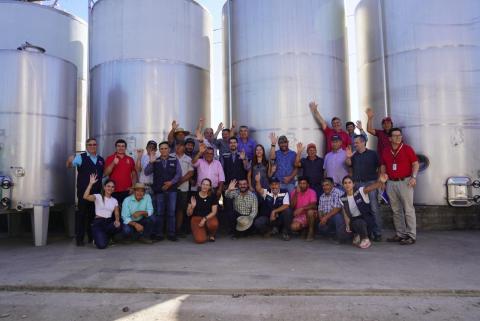 Cooperativa Covicen de Quillón en la inauguración de infraestructura